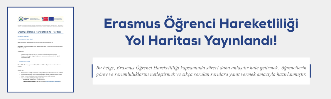 Erasmus Öğrenci Hareketliliği Yol Haritası